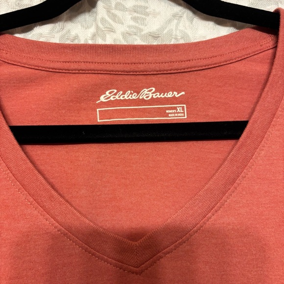 Women’s Pink Long Sleeve Eddie Bauer Top Size XL - Picture 4 of 6